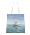 The Purple Tree Beach Dreams Tote Bag with Ocean Theme for Women - 1 Pc, Woman Tote Bag, Eco Friendly Tote Bag, Underwater Wonder Tote Bag, Gifts For Women