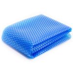 Thermo-Float 16-mil 6ft x 6ft Hot Tub Bubble Cover Floating Spa Blanket - trimmable Heavy-Duty Insulating Solar Heating