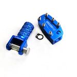 crazy sport Shift Lever Tip Brake Pedal Step Cleat Rivets Fits for SUZ-UKI DRZ 400 DRZ400 DRZ400S DRZ400SM DRZ400E DRZ250 400 400S Motorcycle Accessories (Blue)