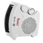 Warmex Home Appliances 1000/2000 Watts with Dual Placement Electric Fan Heater / Room Heater FH 09 (White)