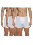 RAMRAJ COTTON Men Soft Combed Cotton White Colour Without Pocket Trunks Imaxs Rib(White;100)