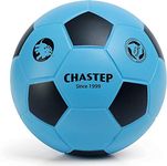 Chastep 8" Foam Football Indoor/Outdoor Perfect for Kids or Beginner Play and Exercise Soft Kick & Safe (Blue Black)