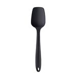 Spatlus Silicone Spatulas,Heat Resistant Non-Stick Flexible Rubber Scrapers Bakeware Tool Essential Cooking Gadget Spatula Spoon Big 27cm |Pack of 1 Black