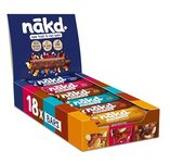 Nakd Fruit & Nut Bar Variety Pack - Vegan - Healthy Snack - Gluten Free - 35g x 18 bars