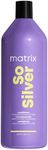 Matrix So Silver Purple Conditioner, Deep Conditioning, Repairs Dull, Blonde & Silver Hair, Non-Color Depositing, For Color Treated Hair, For Dry, Damaged Hair