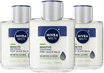 NIVEA Men Sensitive Post Shave Balm 3.3 Fluid Ounce (Pack of 3)