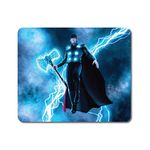 woopme® Superhero Printed Theme Thor Mouse Pad Compatible for Boys Girls Kids Mouse Pads Laptop PC Computer Desktop Smooth Gaming L x H 24 x 20 CMS