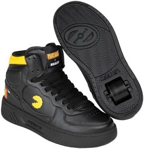 Heelys X Pacman Kids Reserve Shoes - Black/Yellow (Black/Yellow, UK Footwear Size System, Little Kid, Numeric, Medium, 12)