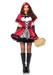 Leg Avenue 8523003096 Petit chaperon rouge Costume, Women, red