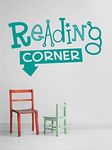 Design with Vinyl Omg 431-23 As Seen Decor Item Reading Corner Quote Home Living Room Bedroom Decor Vinyl Wall Decal Sticker, 10-Inch by 20-Inch