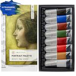 Portrait Oil Paint Set for Artists - 8 x 50ml Large Tubes - Non-Toxic Artist Oil Paints. Lightfast Oil Colours with High Pigmentation and Creamy Texture - Portrait Palette by ZenART