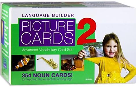 Stages Learning Language Builder Picture Nouns Set 2 for Autism, Aba and Preschool Educational Vocabulary Flash Cards