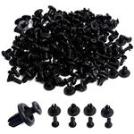 Spedy 100pcs Car Auto Plastic Rivets 6mm Hole Dia Fastener Fender Bumper Push Pin Clips Taperapmu206