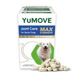 YuMOVE Senior Max Strength | Maximum Strength Joint Supplement for Older, Stiff Dogs with Glucosamine, Chondroitin, Green Lipped Mussel | Aged 9+ | 240 Tablets