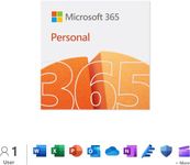 Microsoft 365 Personal | 12-Month Subscription | 1 person | Word, Excel, PowerPoint | 1TB OneDrive cloud storage | PC/Mac Instant Download | Activation Required