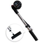 Beto Precision High Pressure Shock Pump (SP-002AGN) with Gauge, 400 PSI 28 BAR, for Front Fork and Rear Bicycle Suspension and Air Shocks