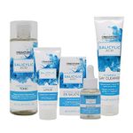 Creightons Salicylic Acid Collection (Exfoliating Tonic 200ml, 2% Serum 30ml, Soothing Lotion 75ml & Foaming Cleanser 125ml - Cleanse & Purify Skin. Target breakouts, Blemishes, Pores & Blackheads