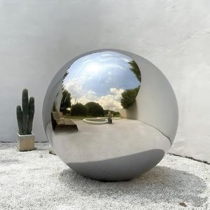 SUYOCHIC Inflatable Mirror Ball, Reusable Large Event PVC Disco Ball, Silver Bubble Balloon for Party, Concerts, Stage, Wedding Shows Decoration(1 Pcs, 2m/78.7in)