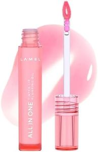 Lamel All-in-One Lip Oil - Lightweight, Tinted, Plumping, Hydrating Lip Gloss - Lip Balm for Day & Night Use, Long-Lasting Lip Stain, Lip Glow Oil, No-Sticky Gloss, Lip Plumper Tint - Peachy №401