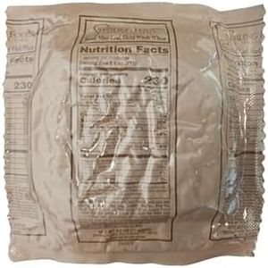 EPIDEMIC PROOF MRE (Meal Ready to Eat) BREADS - Authentic USGI US Military Ration Components - Many Bread Options to Choose from - Available in 3,6,12,24,48 and 100 Packs (3, Whole Wheat)