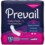 Prevail Maximum Absorbency Incontinence Bladder Control Pads, Regular, 48-Count (Pack of 4)