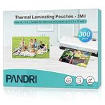 Laminating Sheets, PANDRI 300 Pack Termal Laminator Pouches Holds 8.5 x 11 Inch, 3 Mil Clear Laminator Paper 9 x 11.5 Inch, Letter Size