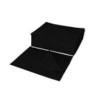 EKO Higiena DHB 70×50 Black PREMIUM PERFORATED Towels for Hairdressers – Black Paper Towel - Disposable Face Cloths – Hairdressing Towels – 45 gsm – 70x50 cm – 100 Pieces