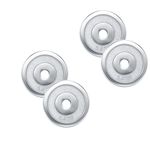 Amazon Brand - Symactive Chrome Steel Weight Plates (Centre Hole 30mm) (10kg(2.5kg*4pc))