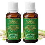 Exotic Aromas Lemon Grass Oil, Essential Oil (15Ml + 15Ml) Pack of 2