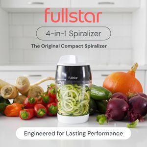 4-in-1 Vegetable Spiralizer – Multi-Blade Spiral Slicer for Zoodles