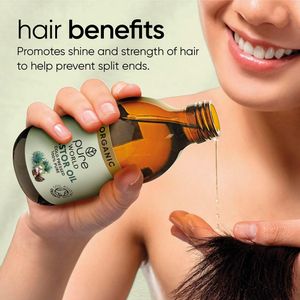 Organic Castor Oil 250ml – Cold Pressed, Hexane Free, Glass Bottle, Food Grade for Hair, Skin, Eyelashes & Eyebrows