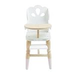 Le Toy Van - Educational Wooden Toy Role Play Beautiful Doll High Chair | Girls & Boys Pretend Play Toy High Chair - For Ages 3+