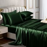 Horbaunal 6 Piece Satin Sheet Set F