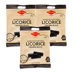 Halva Finnish Original Black Soft Eating Licorice 3 x 200g