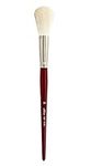 Silver Brush Limited 5518S Silver Mop White Round Paintbrush, Oil, Acrylic, and Watercolor Brush, Short Handle, Size 16