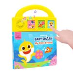 Baby Shark My First Friend 3 Button Story Sound Book with Carrying Handle | Baby Shark Toys, Baby Shark Books | Learning & Education Toys | Interactive Baby Books for Toddlers 1-3 | Gifts Boys & Girls