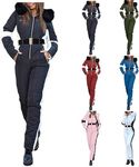 Angxiwan Women's Onesies Ski Suit W