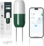 Smart WiFi Soil Moisture & Temperature Sensor - Hub-Free Soil Meters for Lawn, Garden, Greenhouse, Real-Time App Alerts, IP67 Waterproof, Works with Automatic Watering Systems,Gardening Gift