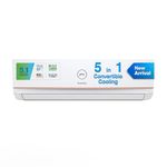 Godrej 1.5 Ton 3 Star, Anti-Leak, 5-In-1 Convertible Cooling, Inverter Split AC (2023 Model, AC 1.5T SIC 18DTC3 GWA AL, White)