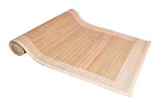 YAAZH VASTRA Yoga mat Natural Sambu Yoga Mat with Back Rubberized Anti Skid Yoga mat for Gym Workout and Flooring Exercise Long Size Yoga Mat for Men & Women (With Free Carry Bag) (27" x 72")