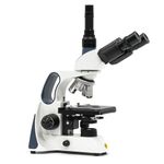 Swift SW400 Compound Trinocular Lab Microscope, Infinity Optical System，40X-2500X Magnification, Wide-Field 10X/25X Eyepieces, Ultra-Precise Focusing, Rechargeable, Camera-Compatible