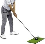 GoSports Golf Hitting Mat - 2 x 1 Artificial Turf Mat for Indoor/Outdoor Practice - Includes 3 Rubber Tees