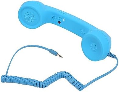 Auricular Retro del Teléfono de 3,5 M, Altavoz Atado con Alambre del Micrófono del Receptor del Teléfono Celular de la Prueba de la Radiación para Todos los Smartphones y (Cielo