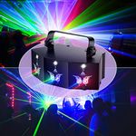 U`King Party Lights 9 Lens DJ Disco Ball RGB LED Stage Lighting with Sound Activated and Remote Control for Parties Birthday Wedding Karaoke Bar Stage Live Show