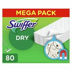 Swiffer - Floor Cleaner Dry Floor Cloths Refill - 80 Pieces