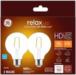 GE Relax LED Light Bulbs, 40 Watt, 