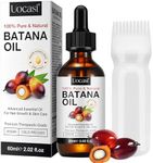 Batana Oil for Hair Growth, 100% Raw Batana Oil With Root Comb Applicator Bottle - Prevent Hair Loss, Eliminates Split Ends and Enhances Hair Thickness for All Hair Types - 2 FL OZ