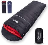 QEZER Winter Sleeping Bag - 18°C Warmer Down Sleeping Bag for Cold Weather Camping, Backpacking and Hiking Outdoor with 620 FP Duck Down