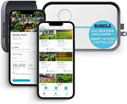 Rachio 3 Smart Bundle: Includes Rachio 3rd Generation-16 Zone Smart Sprinkler Controller (Alexa Compatible w/ Hyperlocal Weather Intelligence Plus & Rain Skip) & Rachio Weatherproof Outdoor Enclosure