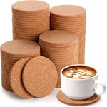 Lallisa 100 Pcs Cork Coasters for D